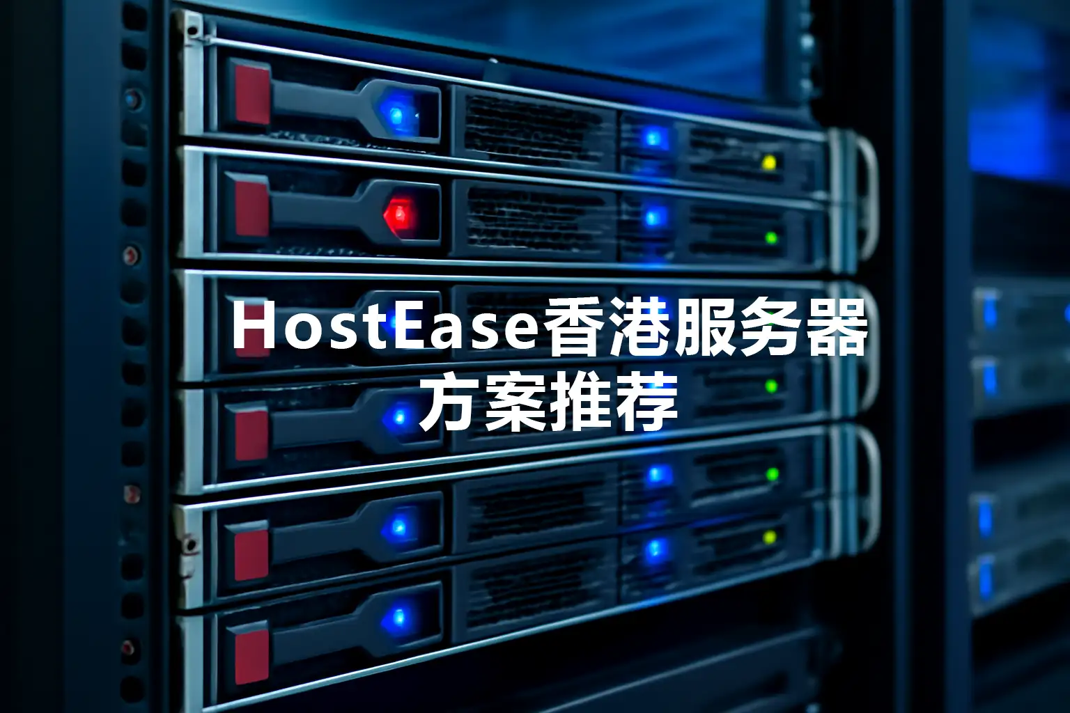 数据中心中运行中的高性能机架式服务器设备