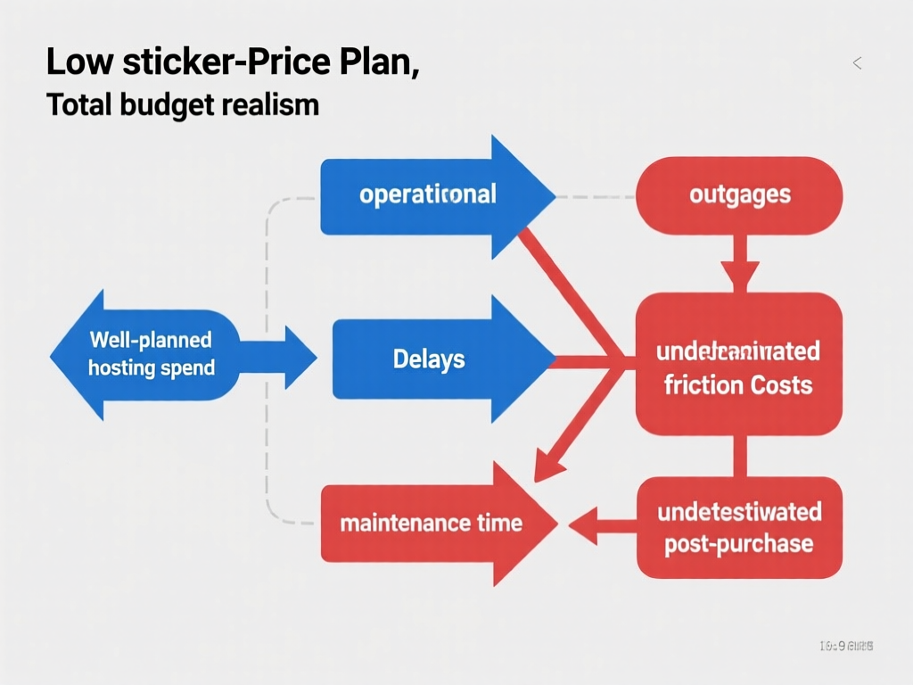 服务器低价诱惑导致的后期运维摩擦与隐形预算超支风险图