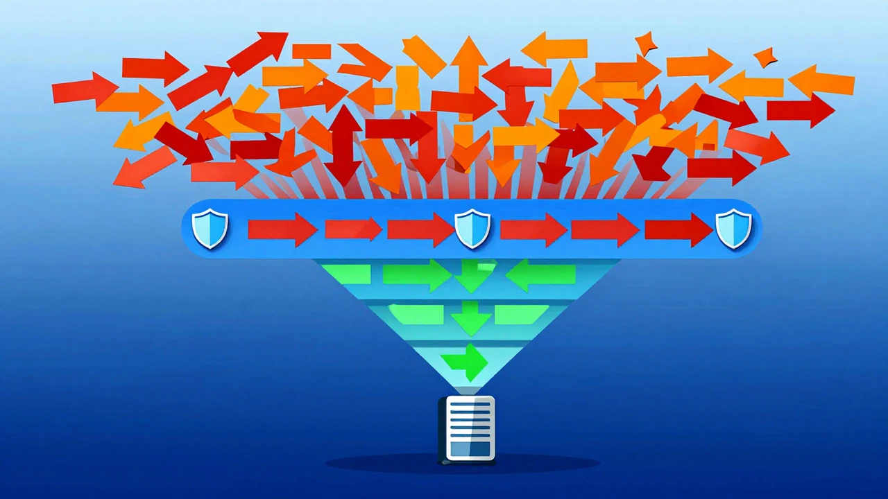 DDoS 攻击应急响应优先级漏斗