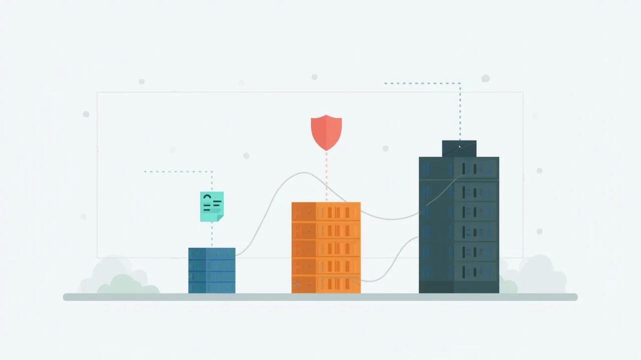 业务类型与节点线路资源配置匹配图，展示内容站、WordPress、跨境站分别对应的最优节点和线路路径