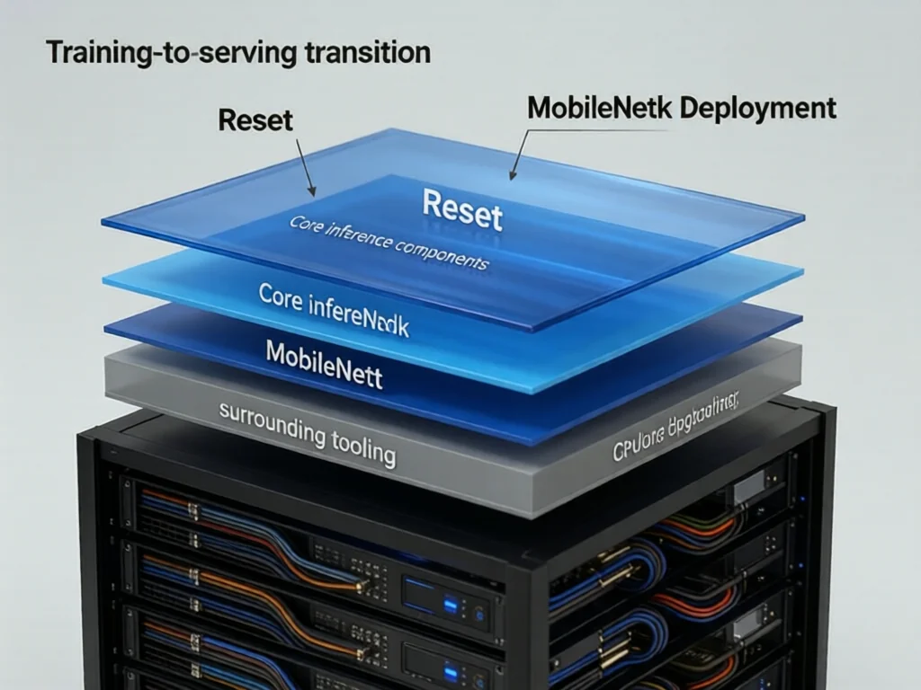 ResNet与MobileNet部署架构图