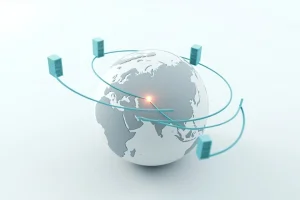 美国CN2 VPS 节点选择决策树，展示根据用户区域、运维位置和业务类型选择最佳节点的逻辑路径