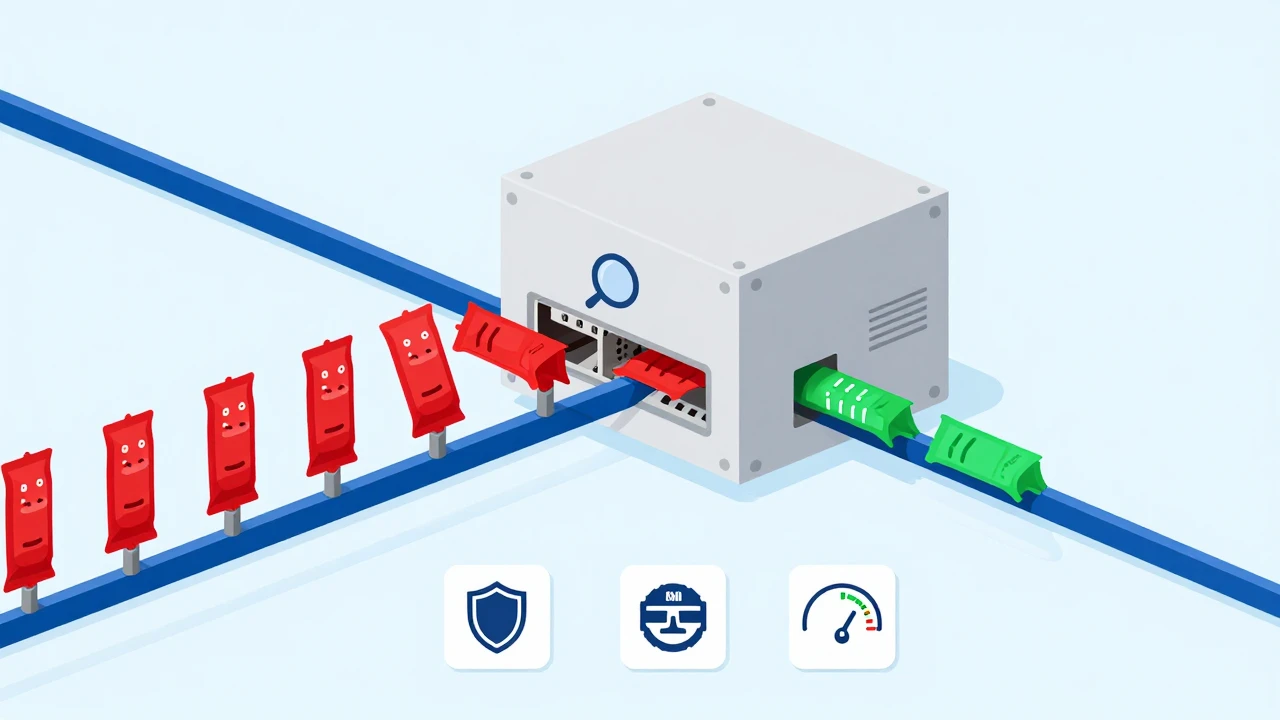 DDoS 清洗防护架构示意图