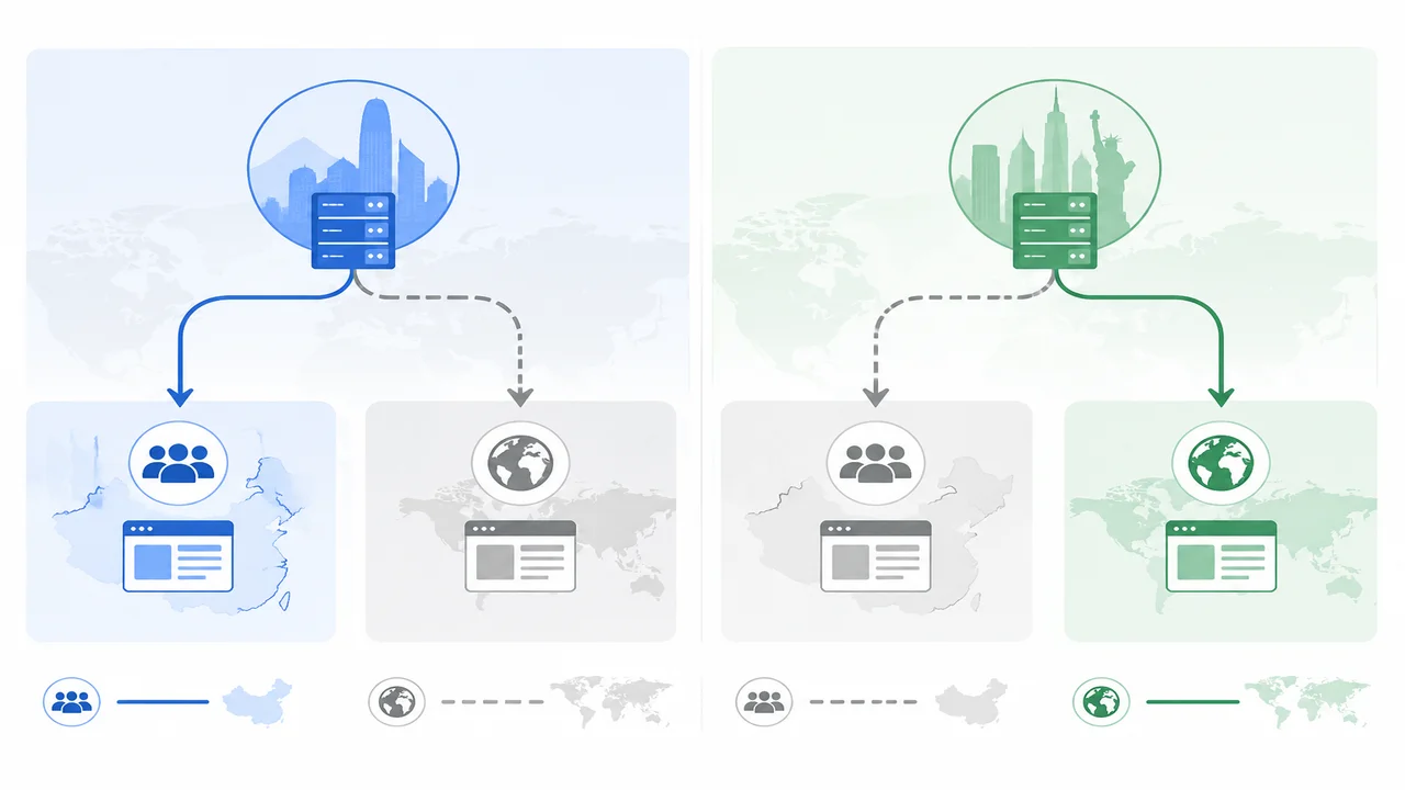 香港 VPS 与美国 VPS 选型决策地图