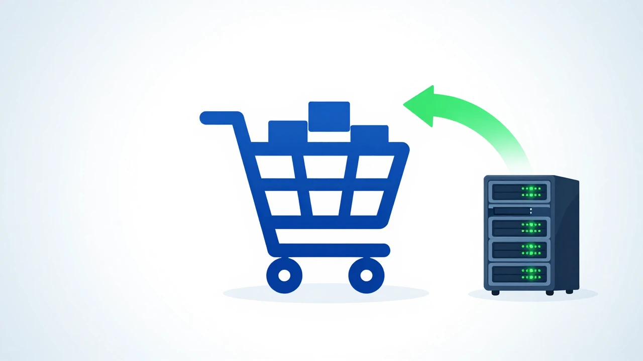 Hostease 主机与 WooCommerce 外贸独立站部署概念图