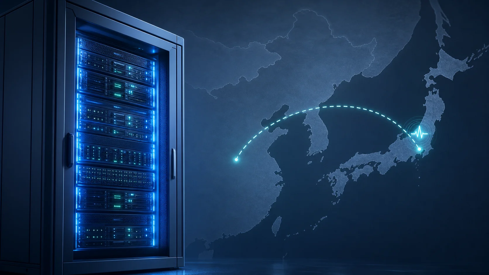 Hostease 日本 VPS 中日网络延迟测试封面配图