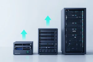 从共享主机到VPS的升级路径示意图