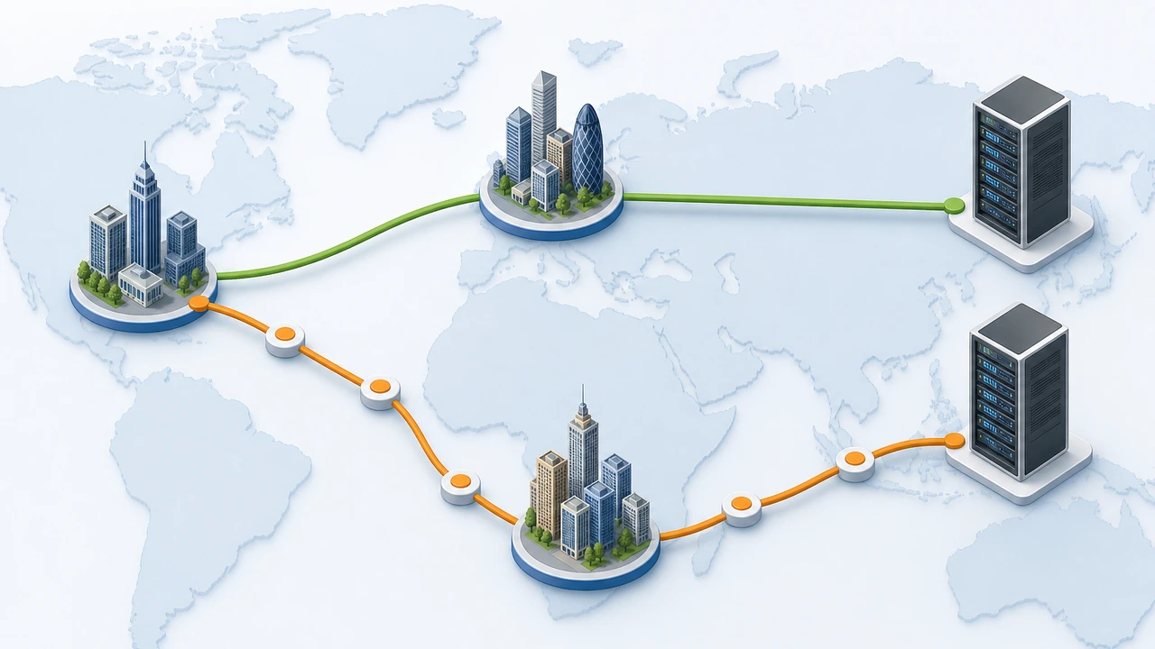 Hostease 与 DigitalOcean 中国大陆访问延迟对比图