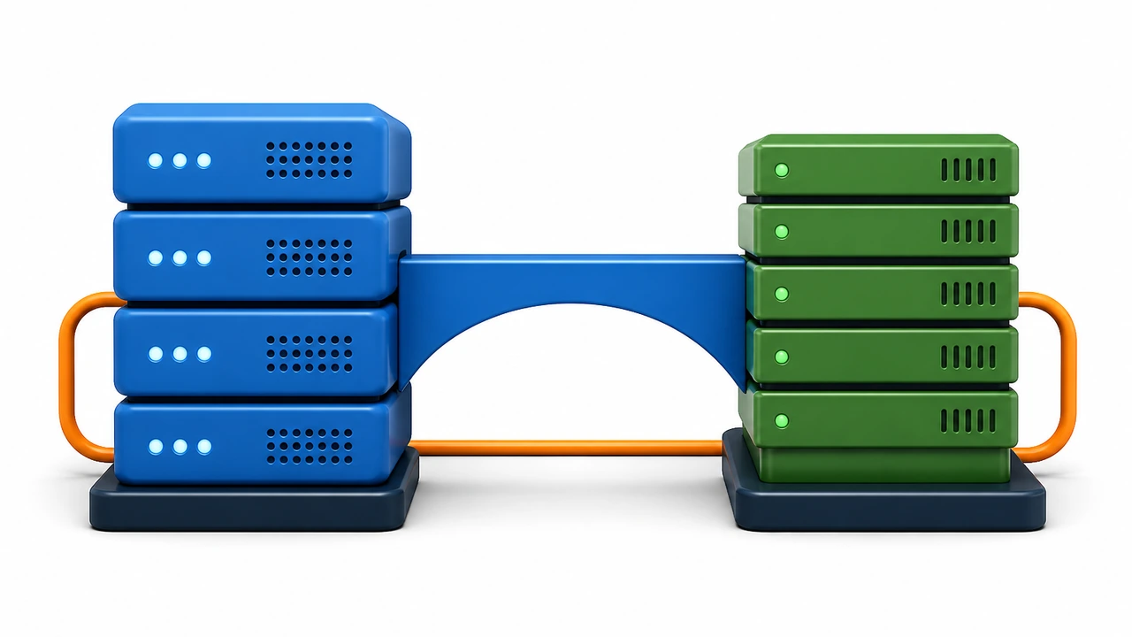 Apache 迁移 Nginx 前后的入口层对比与回滚关系示意