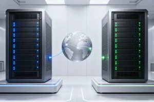 权威 DNS 主备节点上线验收示意图