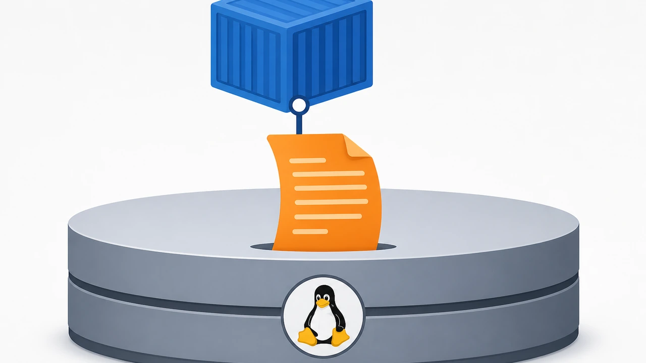 Docker 日志来源定位示意图