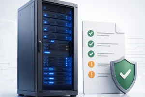 Linux 服务器安全基线自查：服务器机架与安全核查清单的封面概念图